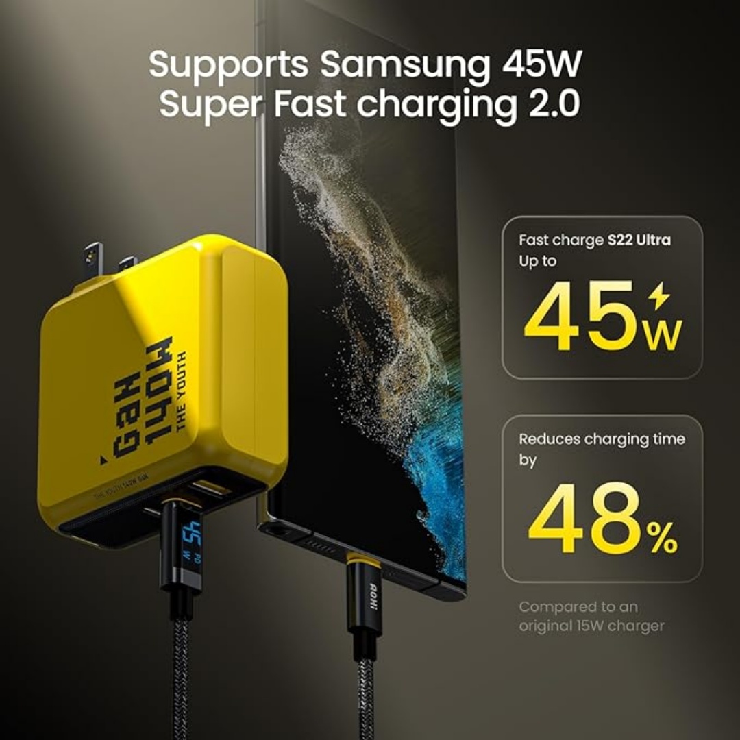 AOHI Youth 140W GaN Charger PD - đánh giá và giá Dell Tablet Accessories