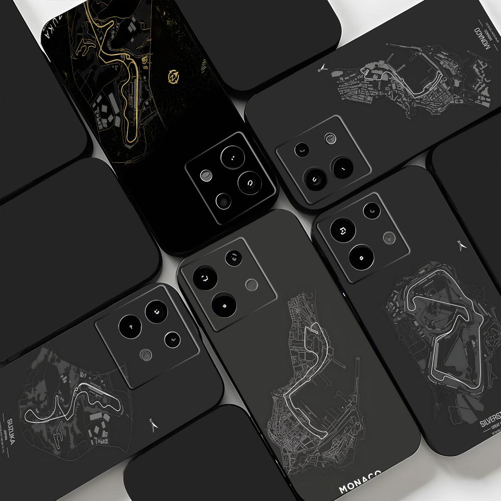 F1 Race Track Print  Phone Cas - đánh giá và giá Xiaomi Redmi Note 14