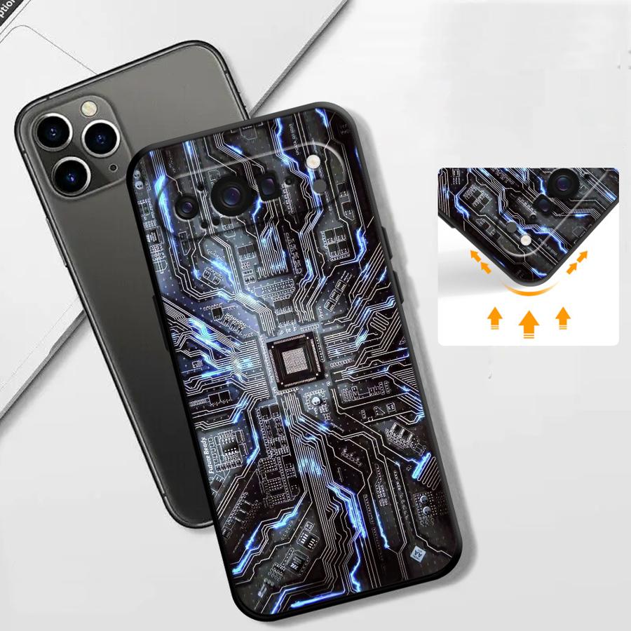Retro Circuit Board Funda Phon - đánh giá và giá Google Pixel 9
